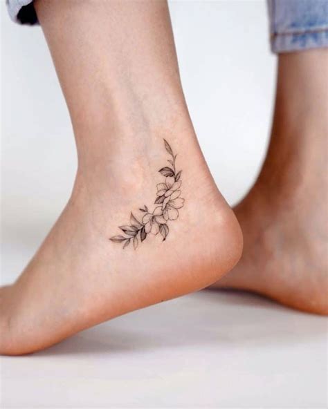 ankle tattoo|ankle tattoos for women small.